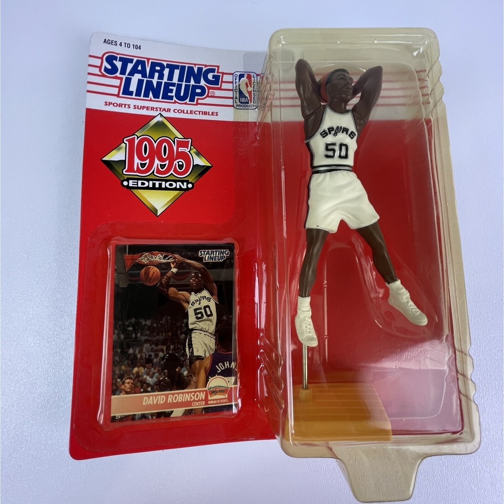 Starting Lineup 1995 David Robinson San Antonio Spurs Figure Hall Of Fame 50